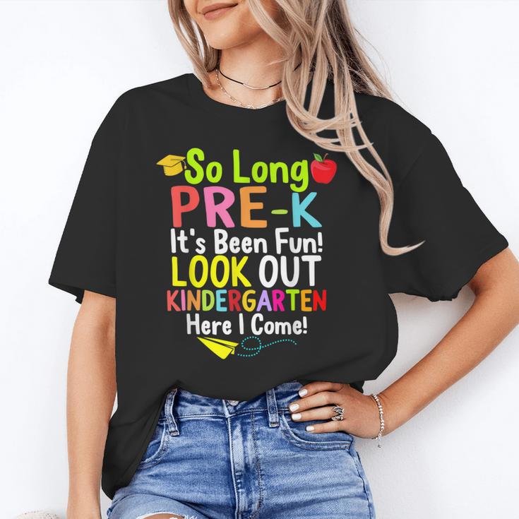 So Long Pre-K Kindergarten Here I Come Graduation Kids Unisex T-Shirt