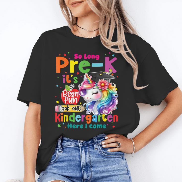So Long Prek Pre-K Graduation Graduate Unicorn Kids Girls Unisex T-Shirt