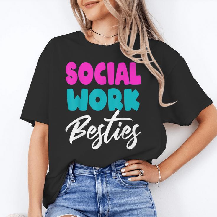 Social Worker Work Coworkers Best Friend Graduation MSW Unisex T-Shirt