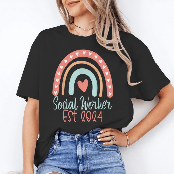 Social Worker Work MSW BSW Graduation 2024 Masters Degree Unisex T-Shirt