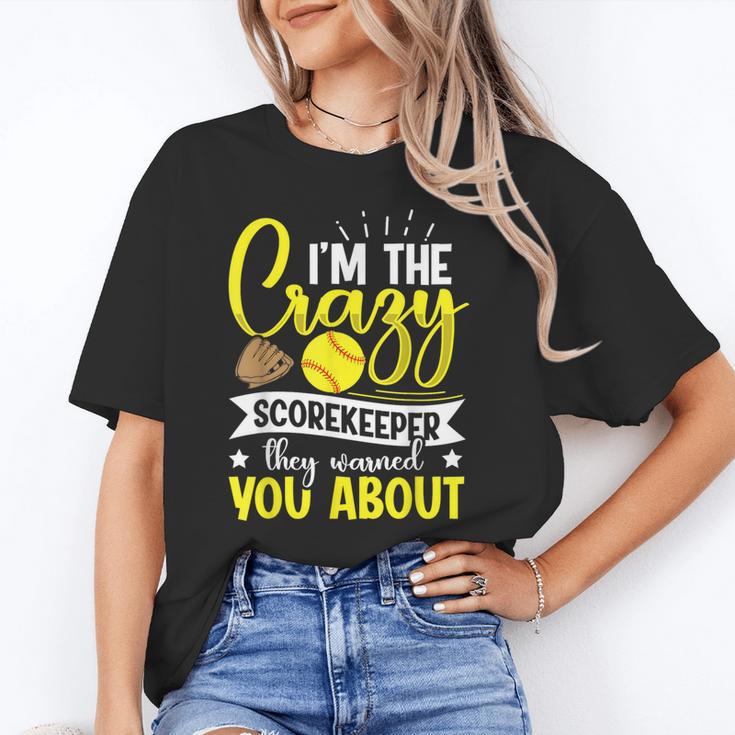 Softball Scorekeeper For a Score Book Keeper Unisex T-Shirt
