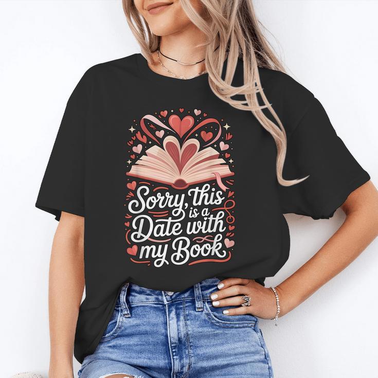 Sorry This Is a Date With My Book Valentine Unisex T-Shirt