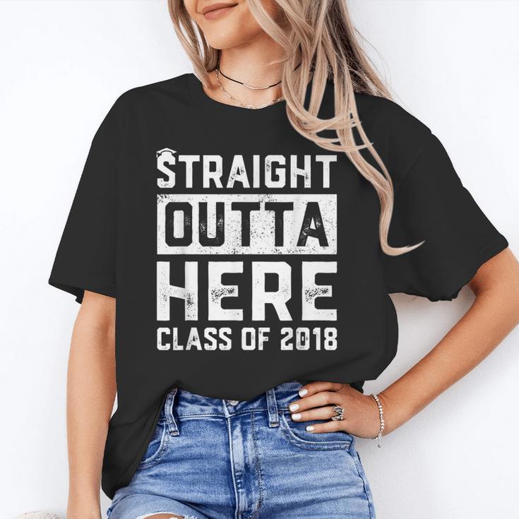 Straight Outta Here Class Of 2018 Senior Graduation Unisex T-Shirt