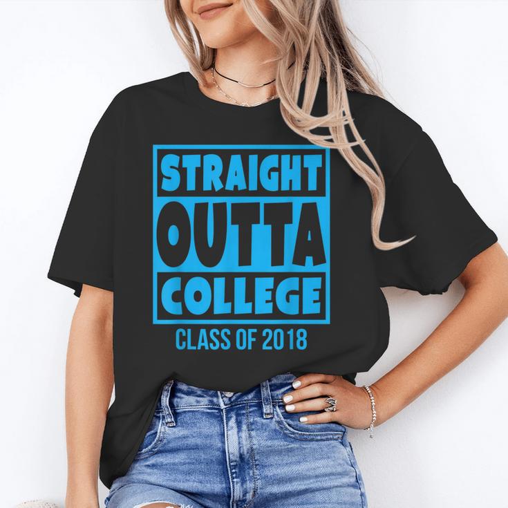 Straight Outta College Class Of 2018 Graduation Shirt Unisex T-Shirt