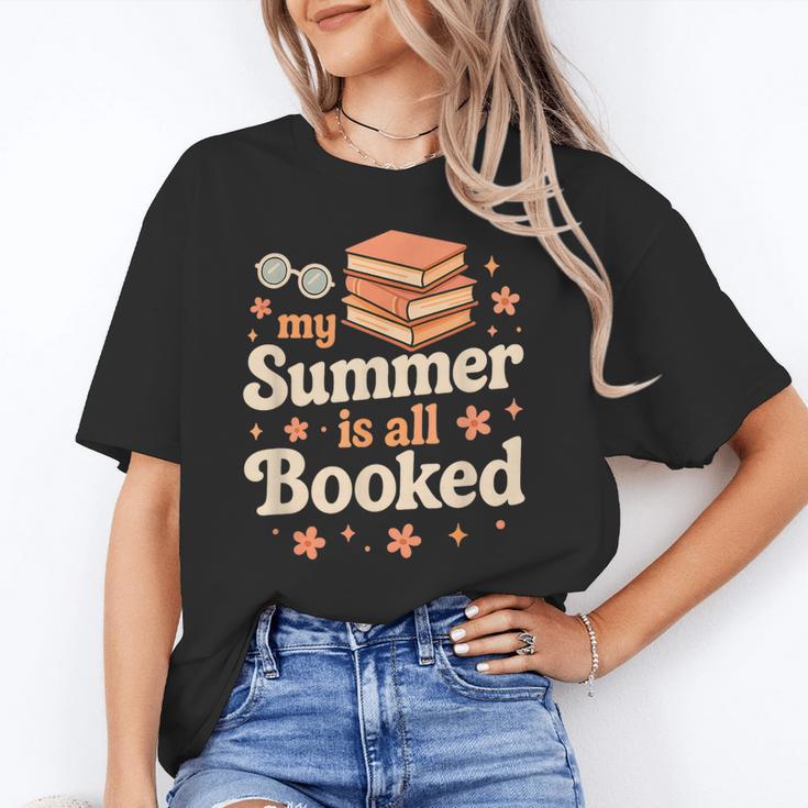 My Summer Is All Booked Book Lover Reading Vacation 2025 Unisex T-Shirt My Summer Is All Booked Book Lover Reading Vacation 2025 Unisex T-Shirt