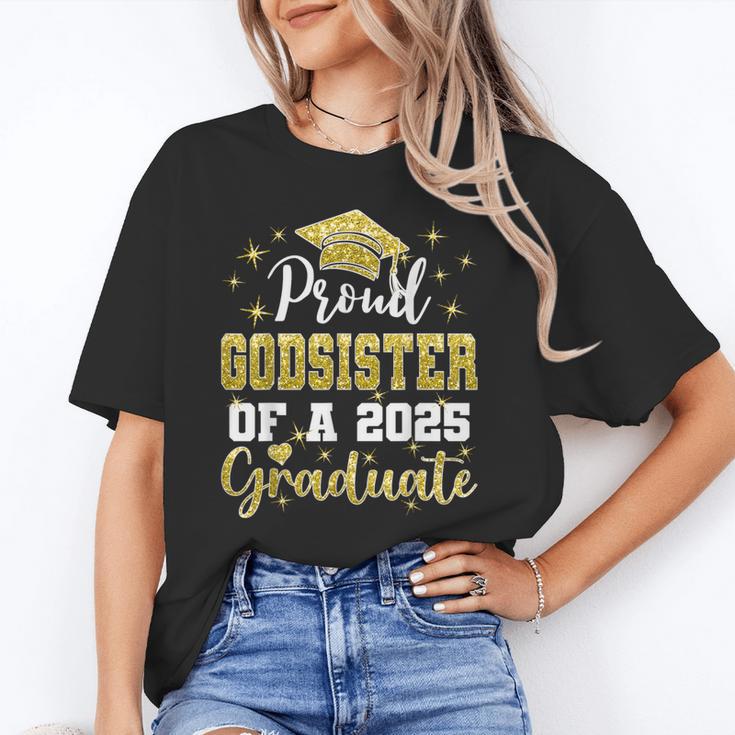 Super Proud Godsister Of 2025 Graduate Graduation Family Unisex T-Shirt