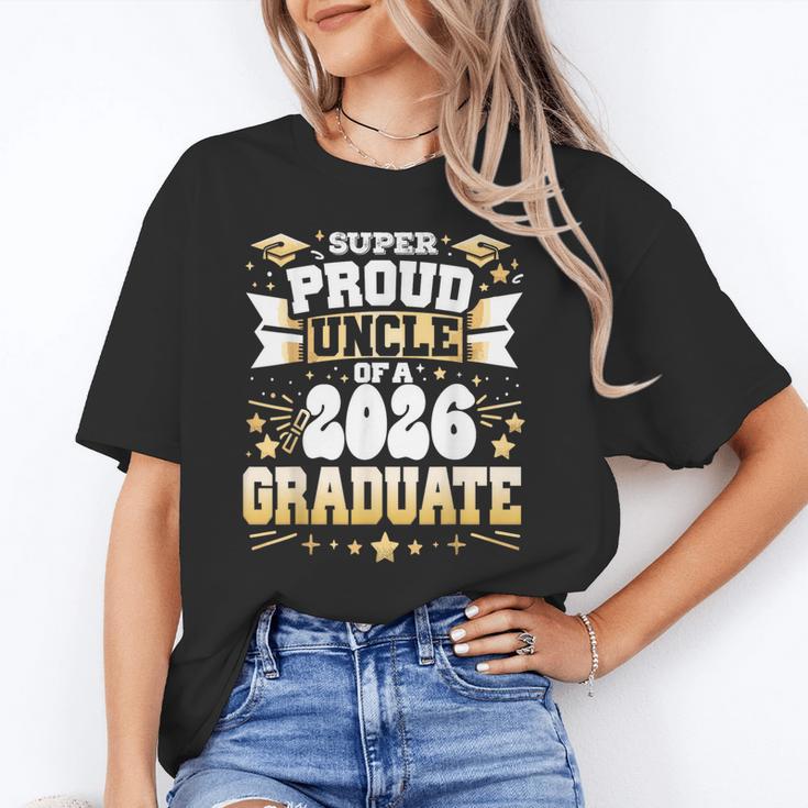 Super Proud Uncle Of A Class Of 2026 Graduate Graduation Unisex T-Shirt