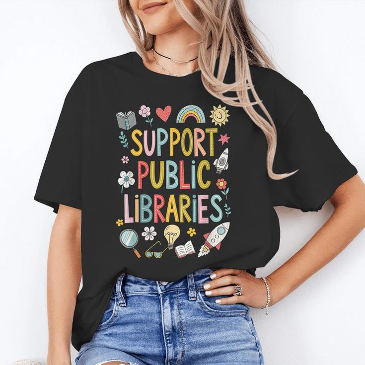 Support Public Libraries Reading Book Nerd Bookworm Literacy Unisex T-Shirt Support Public Libraries Reading Book Nerd Bookworm Literacy Unisex T-Shirt