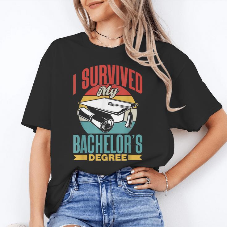 I Survived My Bachelor's Degree Party Bachelor Graduation Unisex T-Shirt