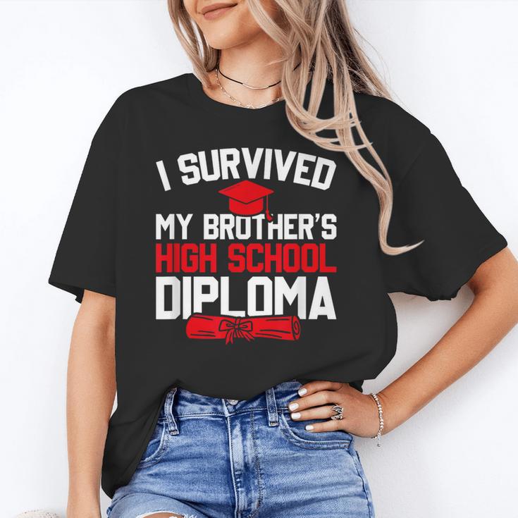 I Survived My Brother's High School Diploma Graduation Unisex T-Shirt