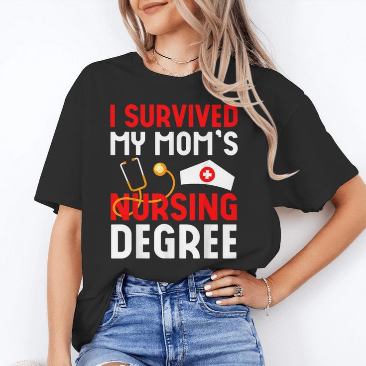 I Survived My Mom's Nursing Degree Graduation Day 2026 Unisex T-Shirt