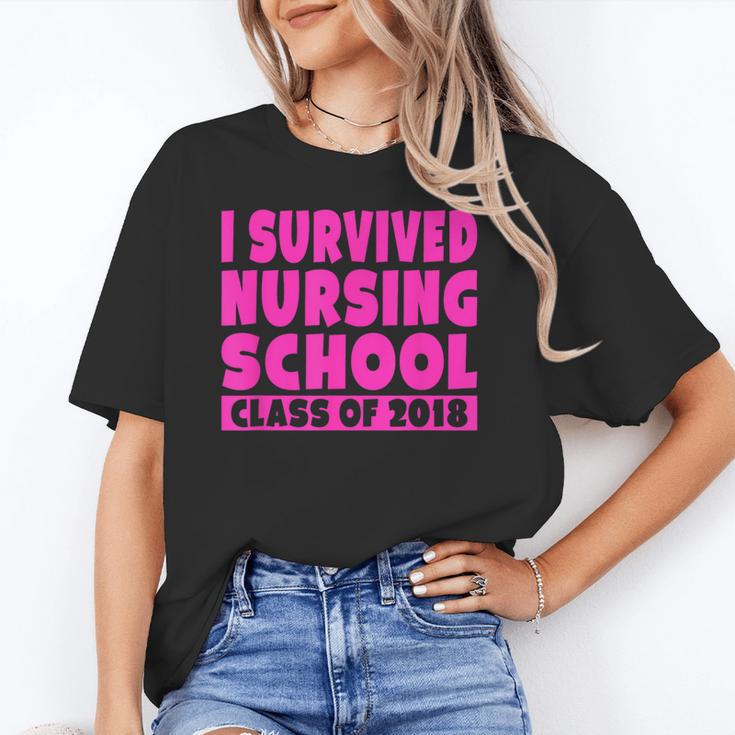 I Survived Nursing School Class Of 2018 Graduation Shirt Unisex T-Shirt