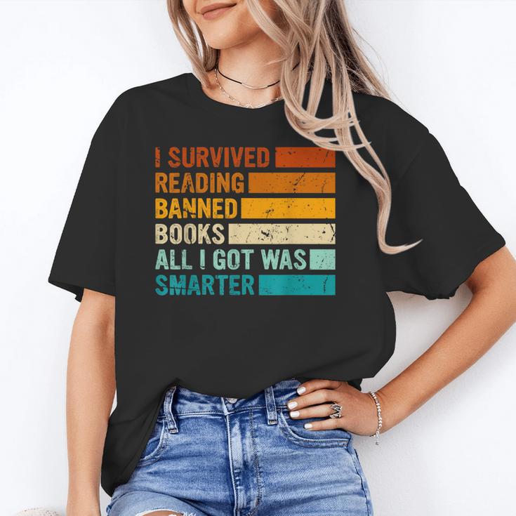 I Survived Reading Banned Books All I Got Was Smarter Unisex T-Shirt