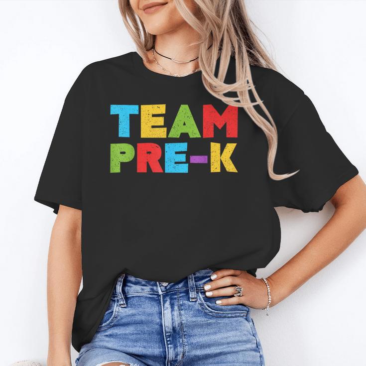 Team Pre-K Shirt Teacher Boy Girl Back To School Graduation Unisex T-Shirt
