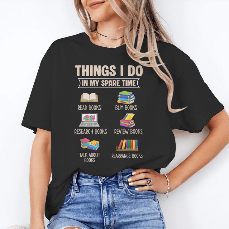 Things I Do In My Spare Time Book Reader Book Reading Lover Unisex T-Shirt