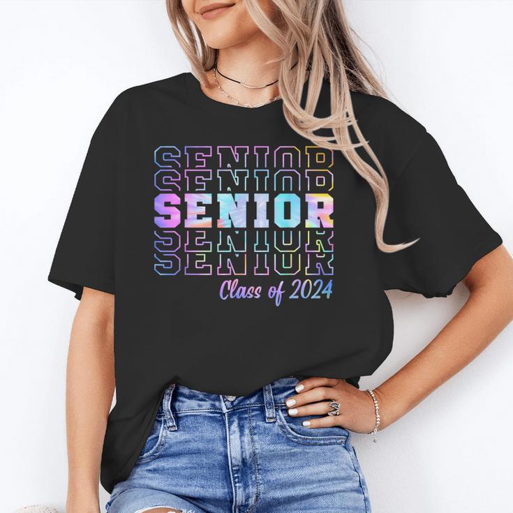 Tie Dye Senior 24 Class Of 2024 Seniors Graduation 24 Unisex T-Shirt