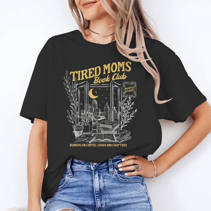 Tired Moms Club Bookish Book Lover Homebody Fall Book Club Unisex T-Shirt