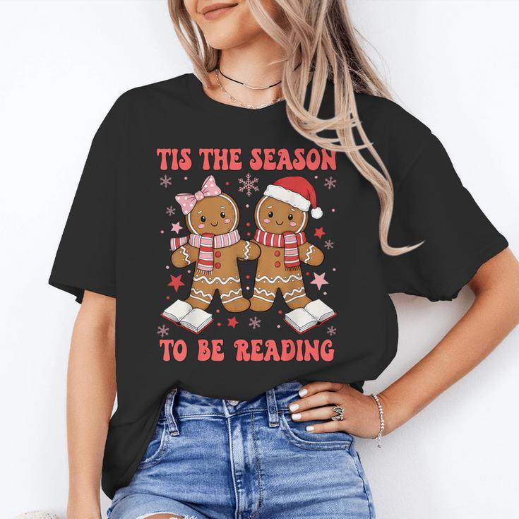 Tis The Season Reading Christmas Shirt Book Lovers Teacher Unisex T-Shirt Tis The Season Reading Christmas Shirt Book Lovers Teacher Unisex T-Shirt