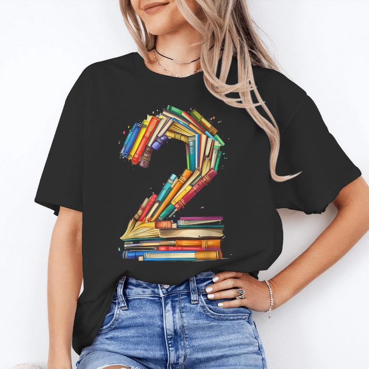 Toddler 2nd Birthday Books Themed 2 Year Old Boys Kids Girls Unisex T-Shirt Toddler 2nd Birthday Books Themed 2 Year Old Boys Kids Girls Unisex T-Shirt