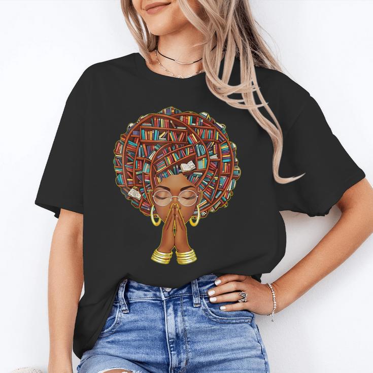 History Month Afro Book Lover Women Girls Librarian Unisex T-Shirt History Month Afro Book Lover Women Girls Librarian Unisex T-Shirt