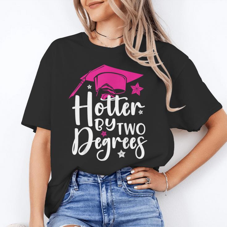 Two Degrees Hotter Graduation 2025 Diploma College Masters Unisex T-Shirt