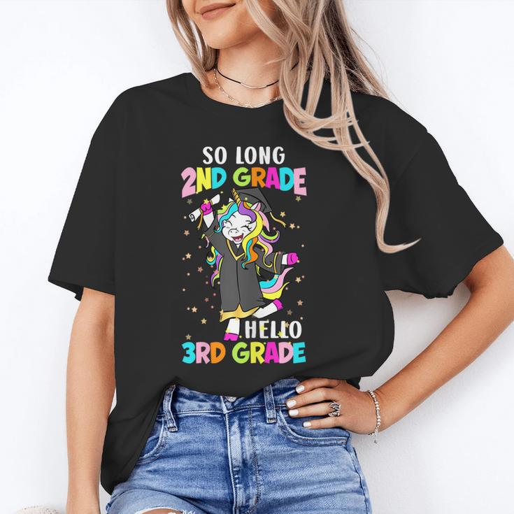 Unicorn So Long 2nd Grade Hello 3rd Grade Graduation Unisex T-Shirt