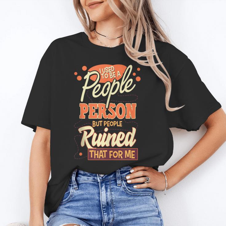 I Used To Be a People Person Antisocial Introvert Unisex T-Shirt I Used To Be a People Person Antisocial Introvert Unisex T-Shirt