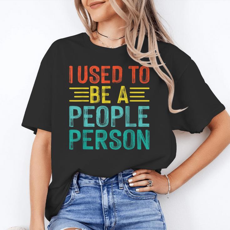 I Used To Be A People Person I Introvert Unisex T-Shirt