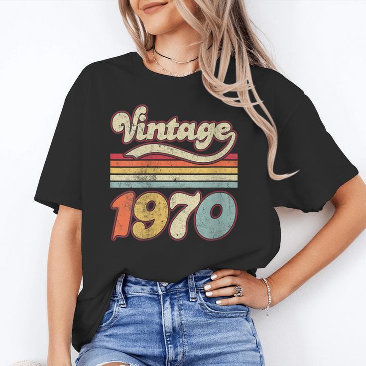 Vintage 1970 Birthday Retro Style 70's Born Nostalgia Outfit Unisex T-Shirt