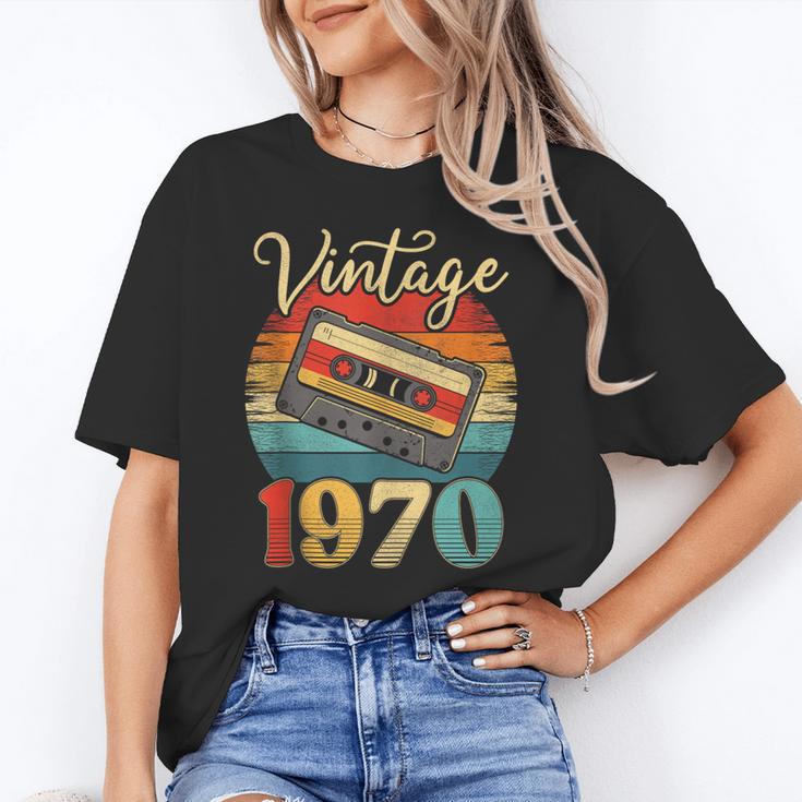 Vintage 1970 Retro Cassette Tape 70s Born Nostalgia Birthday Unisex T-Shirt