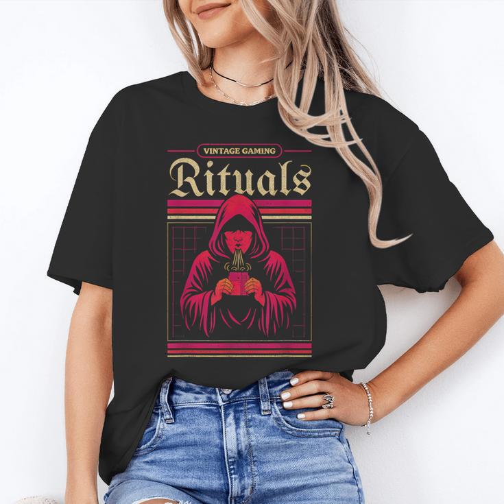 Vintage Gaming Rituals Retro Gamer Nostalgia Vintage Games Unisex T-Shirt Vintage Gaming Rituals Retro Gamer Nostalgia Vintage Games Unisex T-Shirt