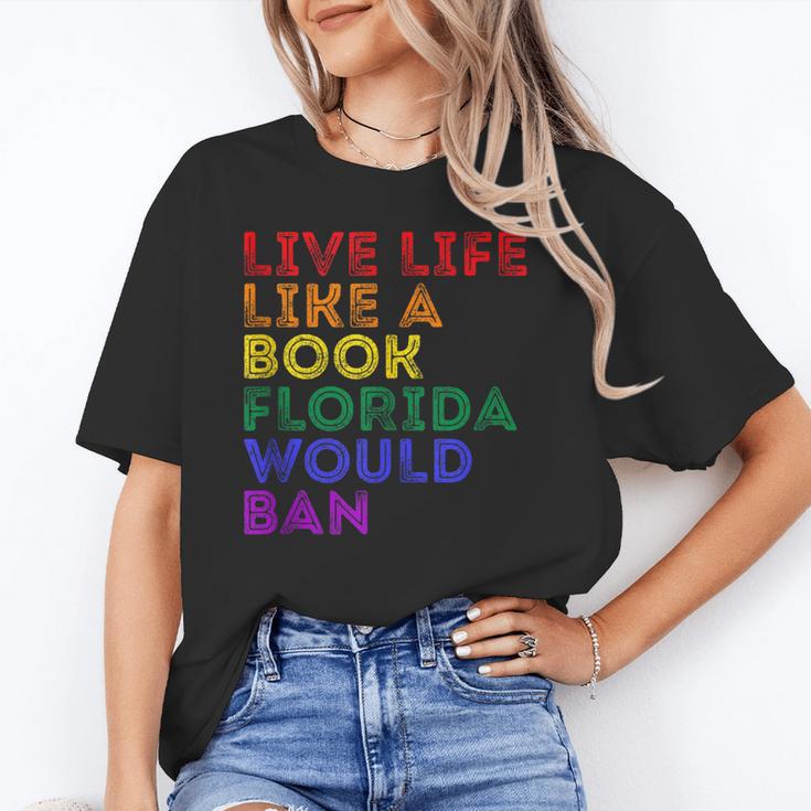 Vintage Live Life Like A Book Florida Would Ban LGBT Month Unisex T-Shirt Vintage Live Life Like A Book Florida Would Ban LGBT Month Unisex T-Shirt
