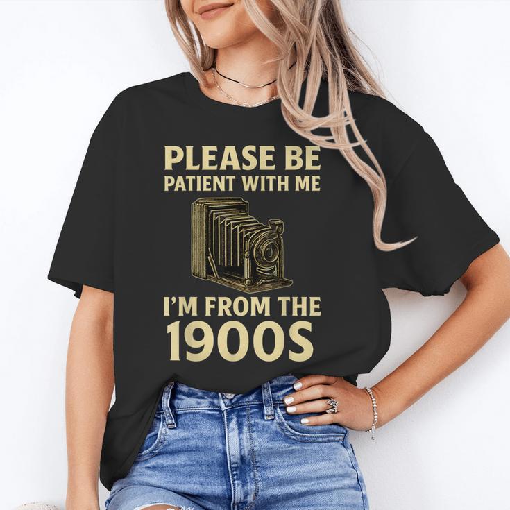 Vintage Please Be Patient With Me I'm From The 1900s Camera Unisex T-Shirt Vintage Please Be Patient With Me I'm From The 1900s Camera Unisex T-Shirt
