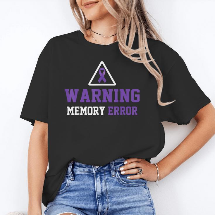 Warning Memory Error Fun Alzheimer Awareness Men Women Unisex T-Shirt