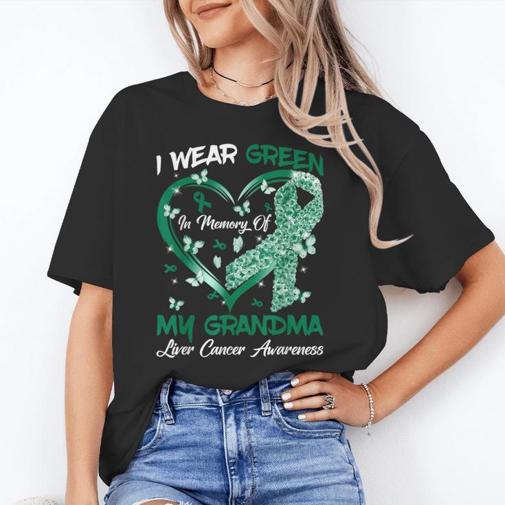 I Wear Green In Memory Of My Grandma Liver Cancer Awareness Unisex T-Shirt I Wear Green In Memory Of My Grandma Liver Cancer Awareness Unisex T-Shirt