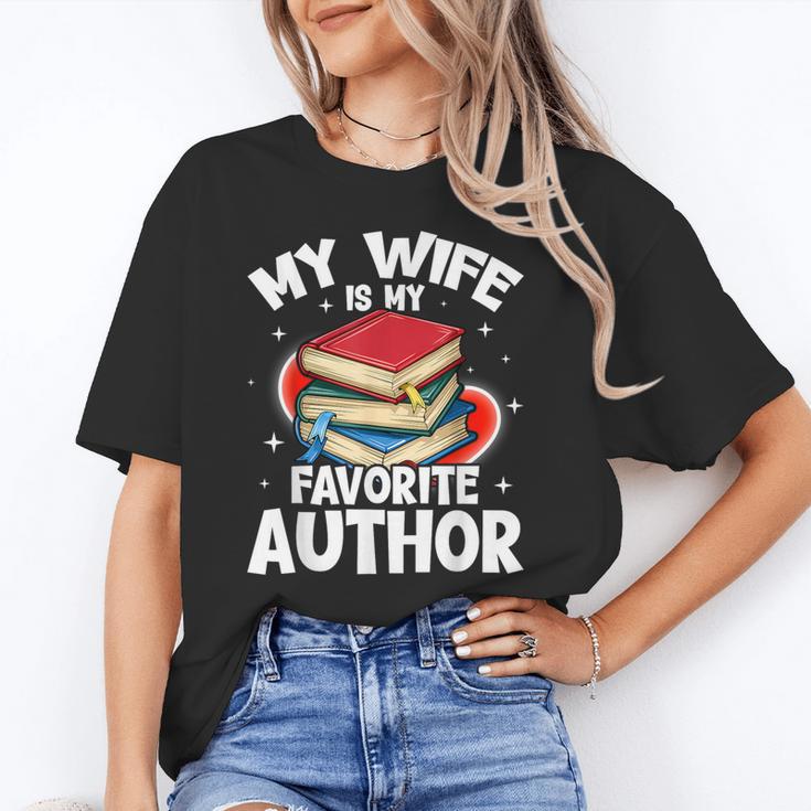 My Wife Is My Favorite Author Book Writer Unisex T-Shirt