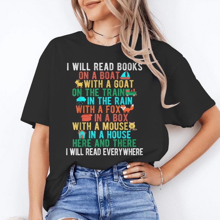 I Will Read Book On Boat Words For Kids Unisex T-Shirt