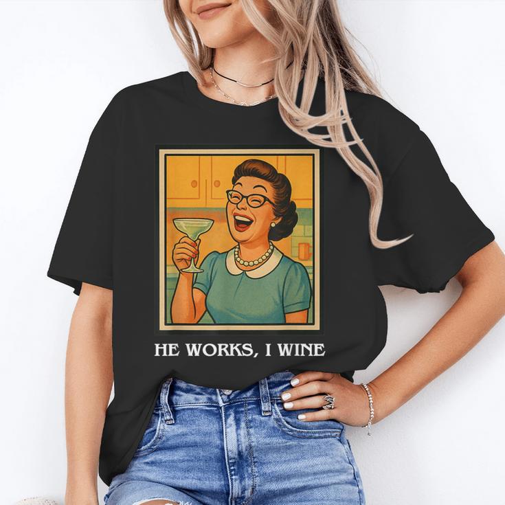 I Wine Housewife Retro Nostalgia Classic 1950s Vintage Humor Unisex T-Shirt I Wine Housewife Retro Nostalgia Classic 1950s Vintage Humor Unisex T-Shirt
