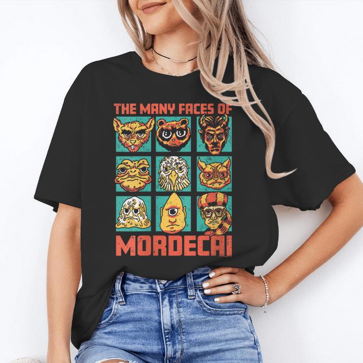 Women's DCC Many Faces Of Mordecai Grid Gamer Series Book Unisex T-Shirt