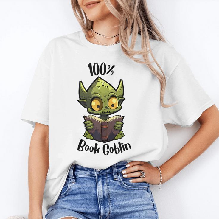 100 Book Goblin Cute Book Reader And Library Lover Unisex T-Shirt