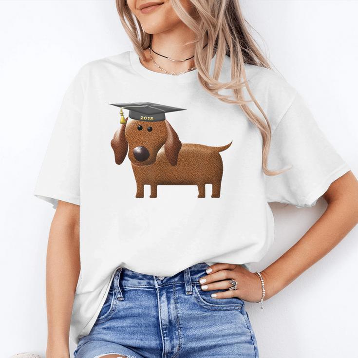 2018 Dog Graduation Shirt Dachshund Graduation For Men Women Kids Unisex T-Shirt