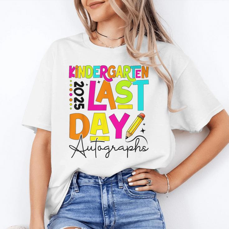 2025 Last Day Of School Autograph Kindergarten Graduation Unisex T-Shirt