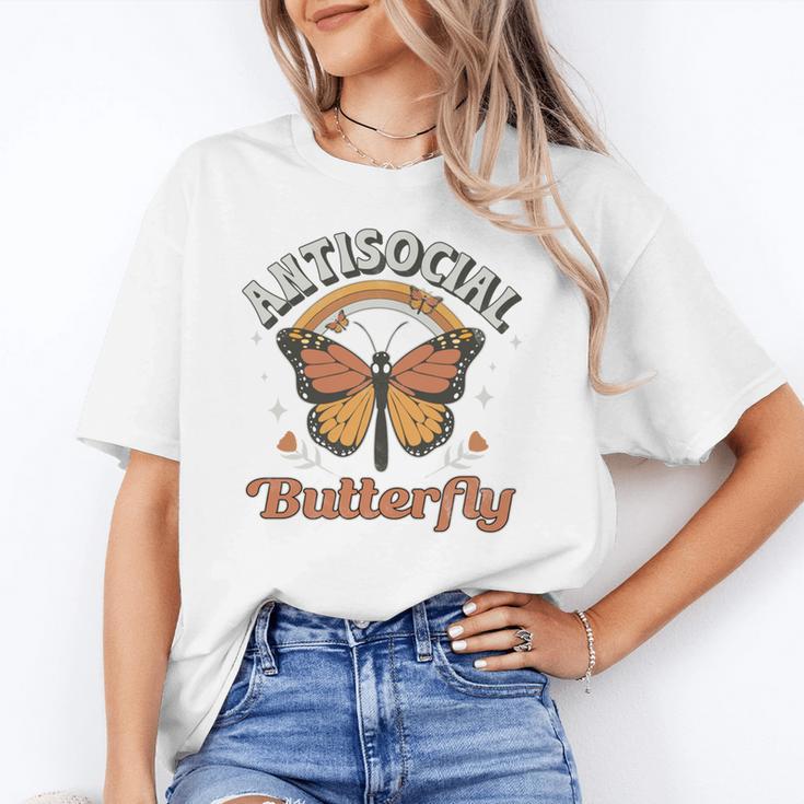 Antisocial Butterfly Tee For Introvert Men Women Girls Unisex T-Shirt Antisocial Butterfly Tee For Introvert Men Women Girls Unisex T-Shirt