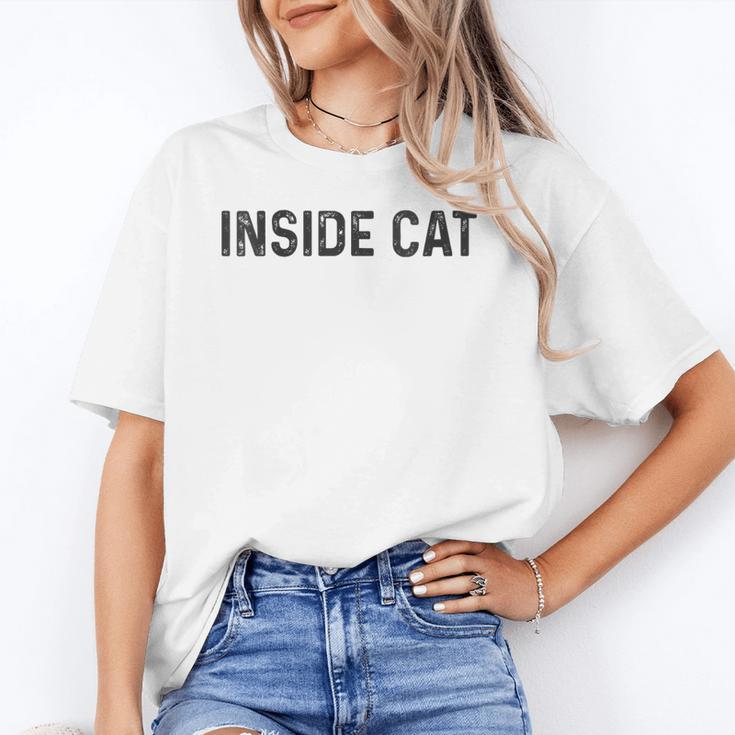 Antisocial Introvert Women Men Kids Inside Cat Unisex T-Shirt Antisocial Introvert Women Men Kids Inside Cat Unisex T-Shirt