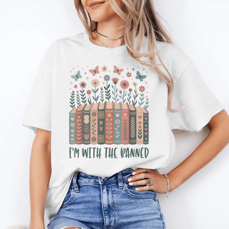 Im With The Banned Book Readers Librarian Read Banned Books Unisex T-Shirt