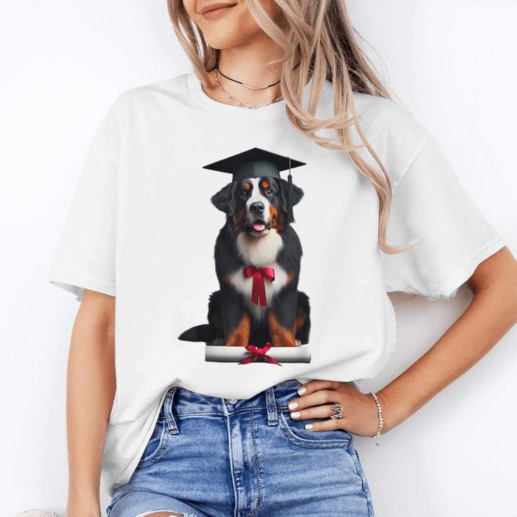 Bernese Mountain Dog Graduation Cap Graduate Training School For Men Women Girls Kids Unisex T-Shirt