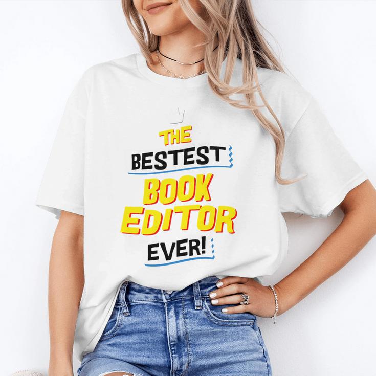 Best Book Editor Job Occupation Premium Tri-Blend Unisex T-Shirt