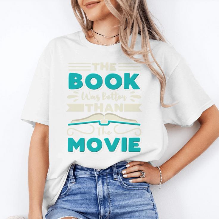 The Book Was Better Than The Movie Literary Library Bookworm Premium Tri-Blend Unisex T-Shirt