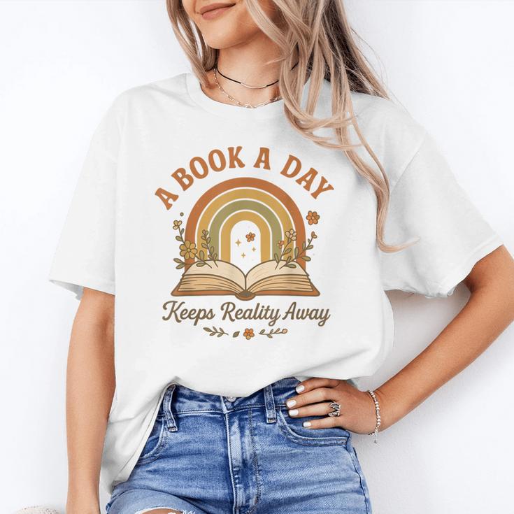 A Book A Day Keeps Reality Away Reading Unisex T-Shirt