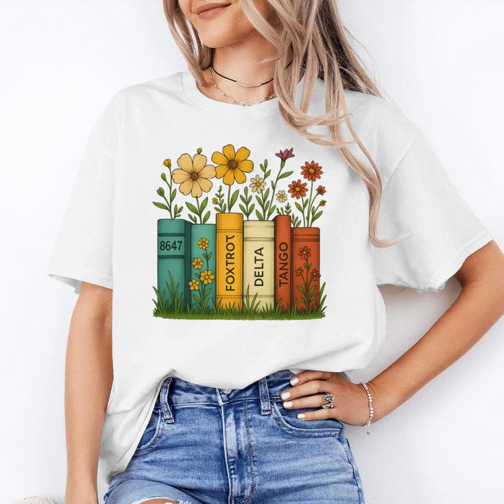 Book Flower 8647 Foxtrots Deltas Tangos Unisex T-Shirt Book Flower 8647 Foxtrots Deltas Tangos Unisex T-Shirt